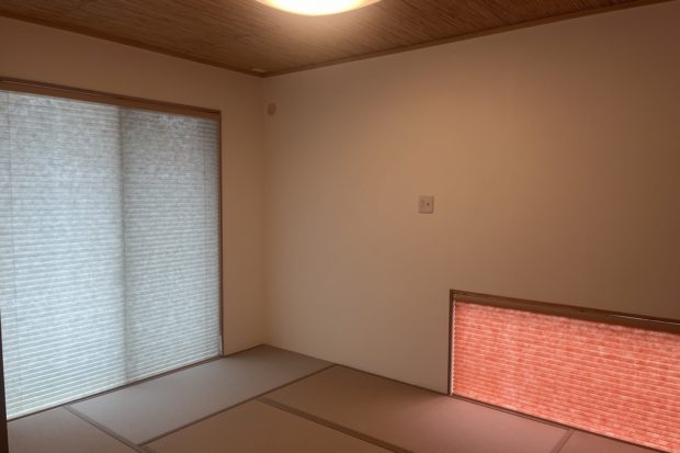 緑に囲まれたお家